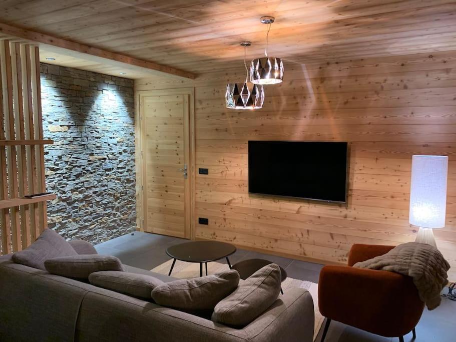 Superbe Chalet Avec Vue Montagne Orcières Kültér fotó